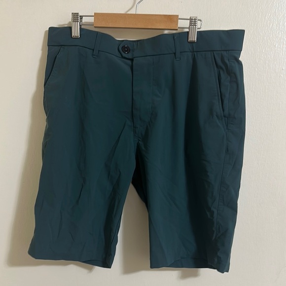EUC Greyson Dark Teal Athletic Performance Golf Shorts - Picture 1 of 4